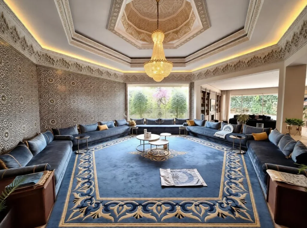Villa de lujo con piscina cubierta a 600 m del océano en Ain Diab 3